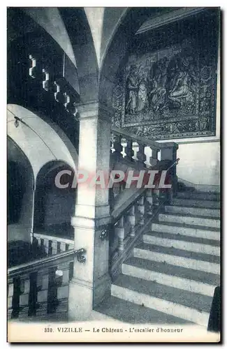 Cartes postales Vizille Le Chateau L Escalier d honneur