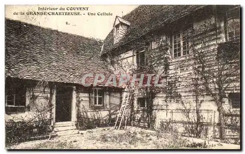 Cartes postales Interieur du Couvent de la Grande Chartreuse Une Cellule