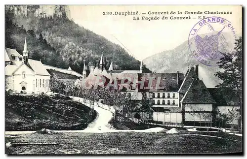 Cartes postales Dauphine Couvent de la Grande Chartreuse La Facade du Couvent