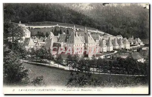 Cartes postales La Grande Chartreuse Vue Generale du Monastere