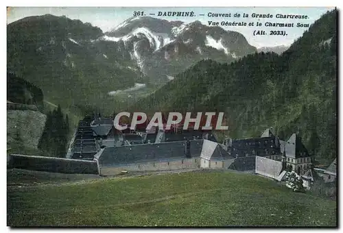 Cartes postales Chartreuse Dauphine Couvent de la Grande Vue Generale