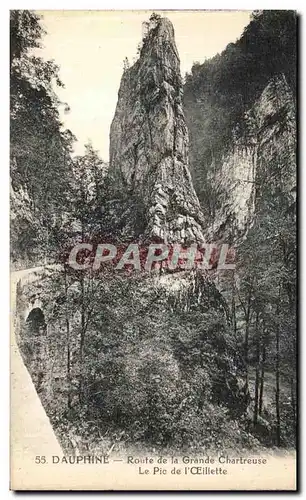 Cartes postales Chartreuse Dauphine Route de la Grande Le Pic de l Oeillette