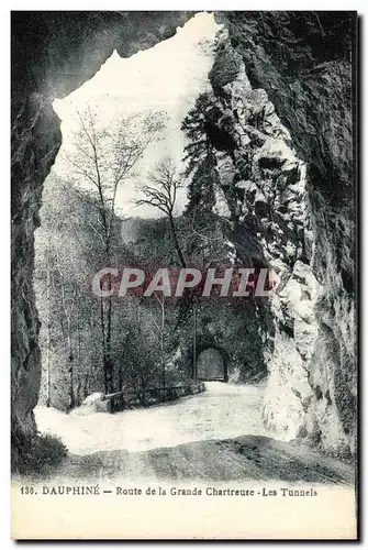 Cartes postales Chartreuse Dauphine Route de la Grande Les Tunnels