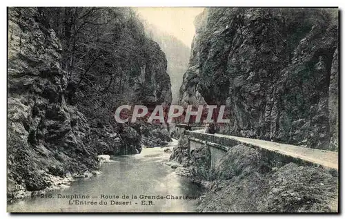 Cartes postales Chartreuse Dauphine Route de la Grande L Entree du Desert