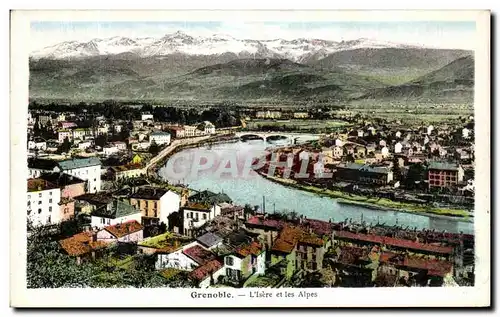 Cartes postales Grenoble L Isere et les Alpes