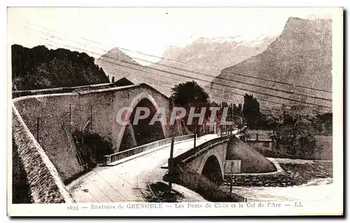 Cartes postales Grenoble Les Ponts de Claix et le Col de l Arc