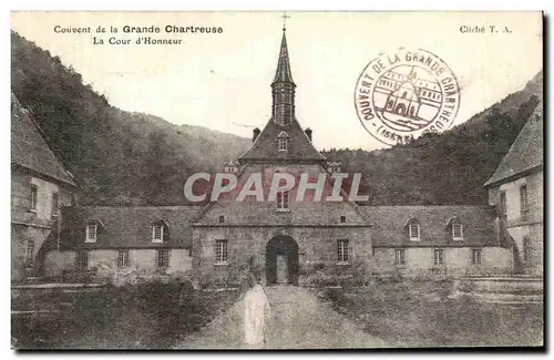 Cartes postales Chartreuse Route de la Grande Couvent de la La Cour d Honneur