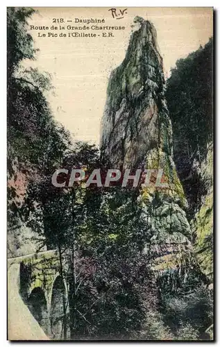 Cartes postales Chartreuse Route de la Grande Dauphine Le Pic de l Oeillette