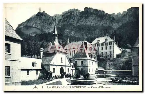 Cartes postales Chartreuse La Grande Cour d Honneur