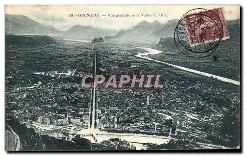 Cartes postales Grenoble Vue Generale et la Vallee du Drac