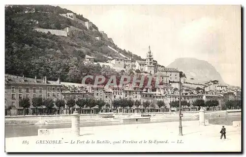 Ansichtskarte AK Grenoble Le Fort de la Bastille quai Perriere et le St Eynard