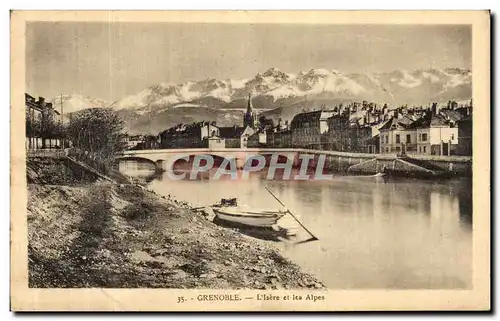 Cartes postales Grenoble L Isere et le Alpes