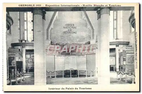 Cartes postales Grenoble Exposition Internationale Houille Blanche et Tourisme Interieur du Palais du Tourisme