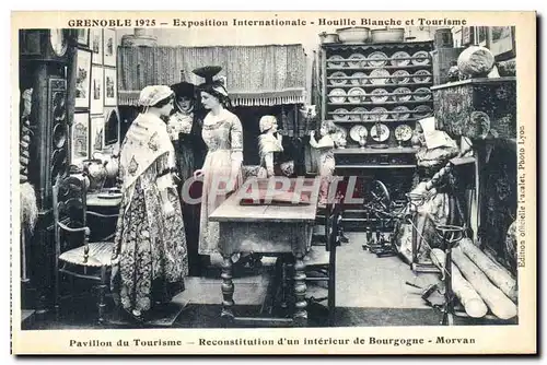 Cartes postales Grenoble Exposition Internationale Houille Blanche et Tourisme Pavillon du Tourisme Bourgogne Mo