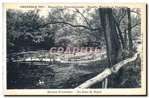 Cartes postales Grenoble Exposition Internationale Houille Blanche et Tourisme Section Forestiere Un Coin de Rep