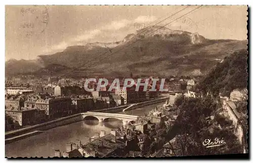 Ansichtskarte AK Les Belles Alpes Francaises Grenoble Vue Generale Isere et le Moucherotte