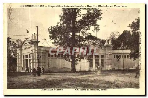 Cartes postales Grenoble 1925 Exposition internationale Houille blanche et tourisme Pavillon italien