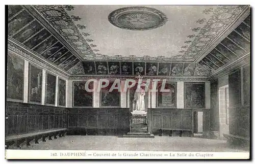 Ansichtskarte AK Dauphine Couvent de la Grande Chartreuse La Salle du Chapitre