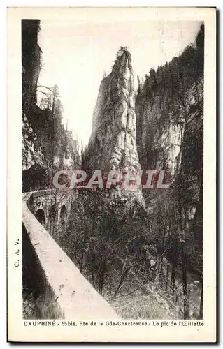 Cartes postales Dauphine Grande Chartreuse Le Pic de l Oeillette