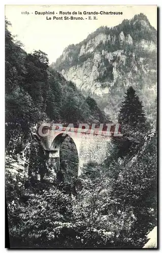 Cartes postales Dauphine Route de la Grande Chartreuse Le Pont St Bruno