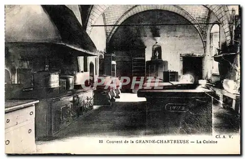 Cartes postales Couvent de la Grande Chartreuse Le Cuisine