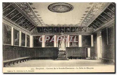 Ansichtskarte AK Dauphine Couvent de la Grande Chartreuse La Salle du Chapitre