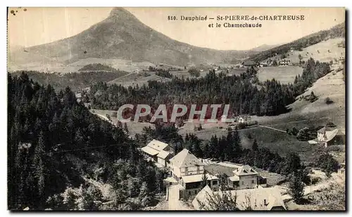 Cartes postales Dauphine Saint Pierre de Chartreuse et le Chamechaude