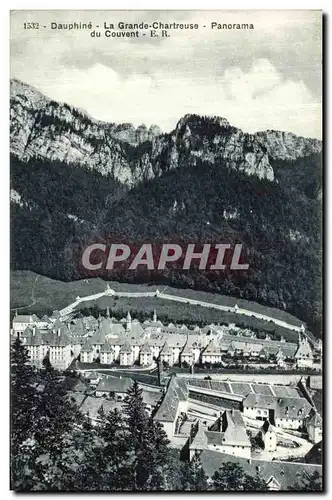 Cartes postales Dauphine La Grande Chartreuse Panorama du Couvent