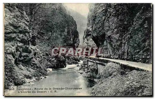 Cartes postales Dauphine Route de la Grande Chartreuse L Entree du Desert