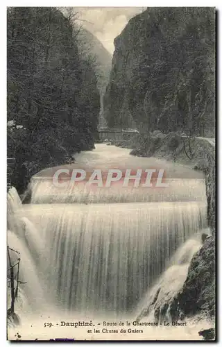 Ansichtskarte AK Dauphine Route de la Chartreuse Le Desert et les Chutes du Guiers