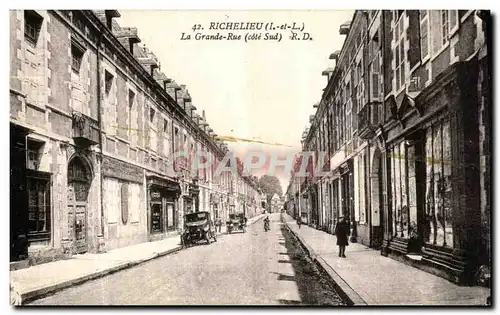 Cartes postales Richelieu La Grande Rue Cote Sud