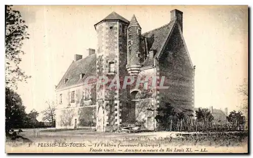 Cartes postales Plessis Les Tours Le Chateau Facade Quest