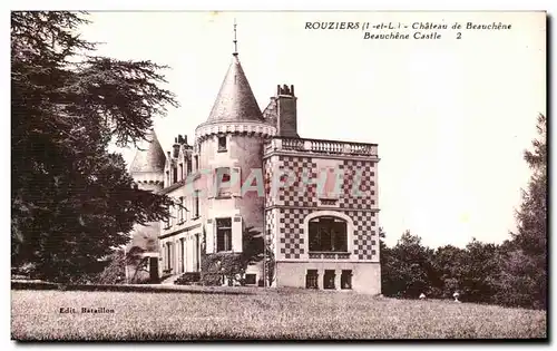 Cartes postales Rouziers Chateau de Beauchene