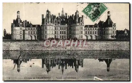 Ansichtskarte AK Chateau de Chambord Facade Septentrionale