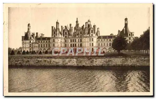 Cartes postales Chateau de Chambord Facade Nord