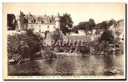 Ansichtskarte AK Montresor Le Chateau Et Les Vielles Tours Les Bords De L Indre