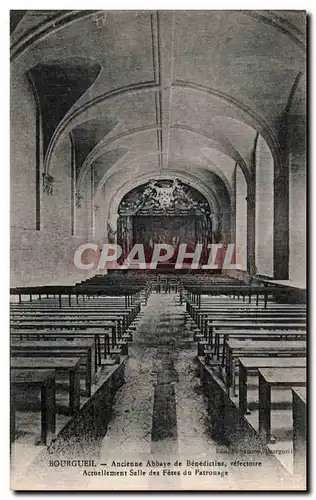 Cartes postales Bourgueil Ancien Cellier de L Abbaye De Benedictins Refectoire Actuellement Salle des Fetes du P