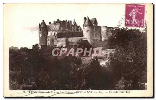 Cartes postales Luynes Le Chateau Facade Sud