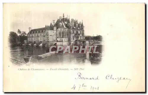 Cartes postales Le Chateau de Chenonceaux Facade Orientale