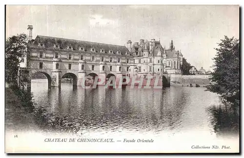 Cartes postales Le Chateau de Chenonceaux Facade Orientale