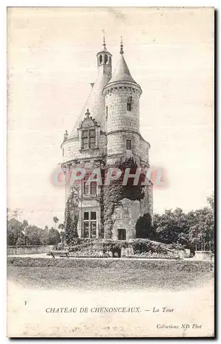 Cartes postales Le Chateau de Chenonceaux La Tour