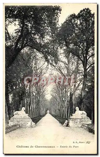 Cartes postales Chateau De Chenonceaux Entree du Parc