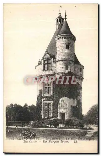 Cartes postales Chenonceaux Chateau De La Tour des Marques