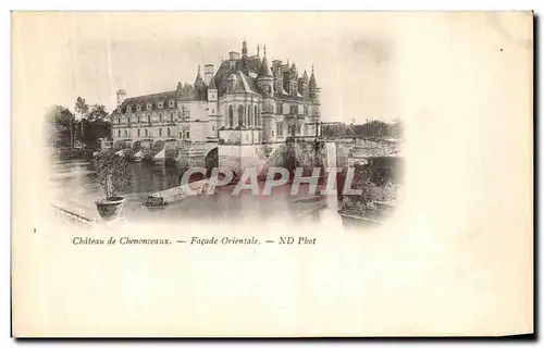 Cartes postales Le Chateau De Chenonceaux Facade Orientale