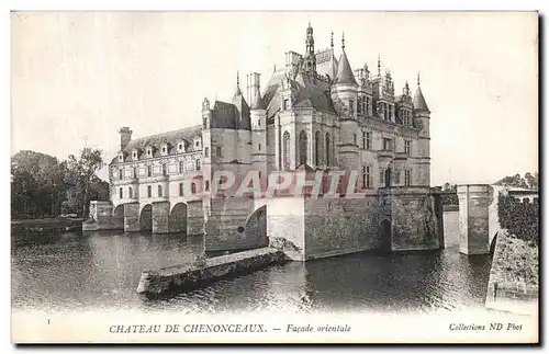 Cartes postales Chenonceaux Le Chateau Facade Orientale