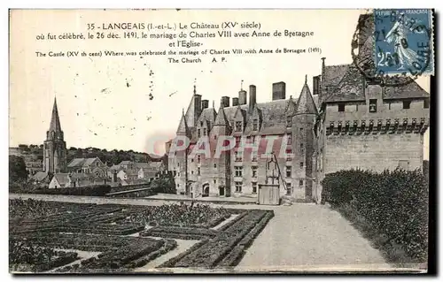 Cartes postales Langeais Le Chateau