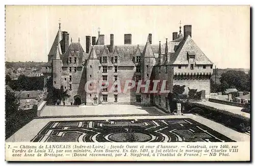 Cartes postales Langeais Le Chateau