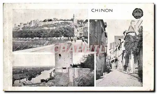 Cartes postales Chinon Publicite Chocolet Menier