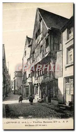 Ansichtskarte AK Chinon Vieilles Maisons Enfants