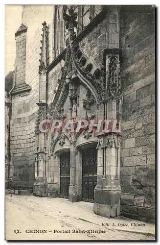 Cartes postales Chinon Portail Saint Etienne